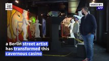 Berlin artists transform casino into multimedia urban art exhibition