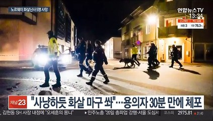노르웨이서 화살 난사로 5명 사망…테러 여부 수사