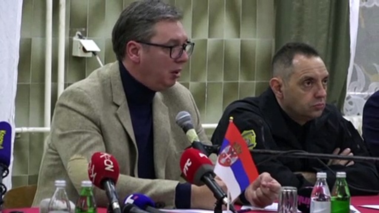 Konflikt von Mitrovica: Vučić versichert Landsleuten Unterstützung