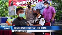 Polresta Sidoarjo Gelar Vaksinasi di Pergudangan Safe & Lock Lingkar Timur Sidoarjo