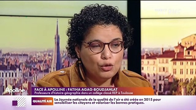 Face à Apolline : Fatiha Agag-Boudjahlat - 14/10