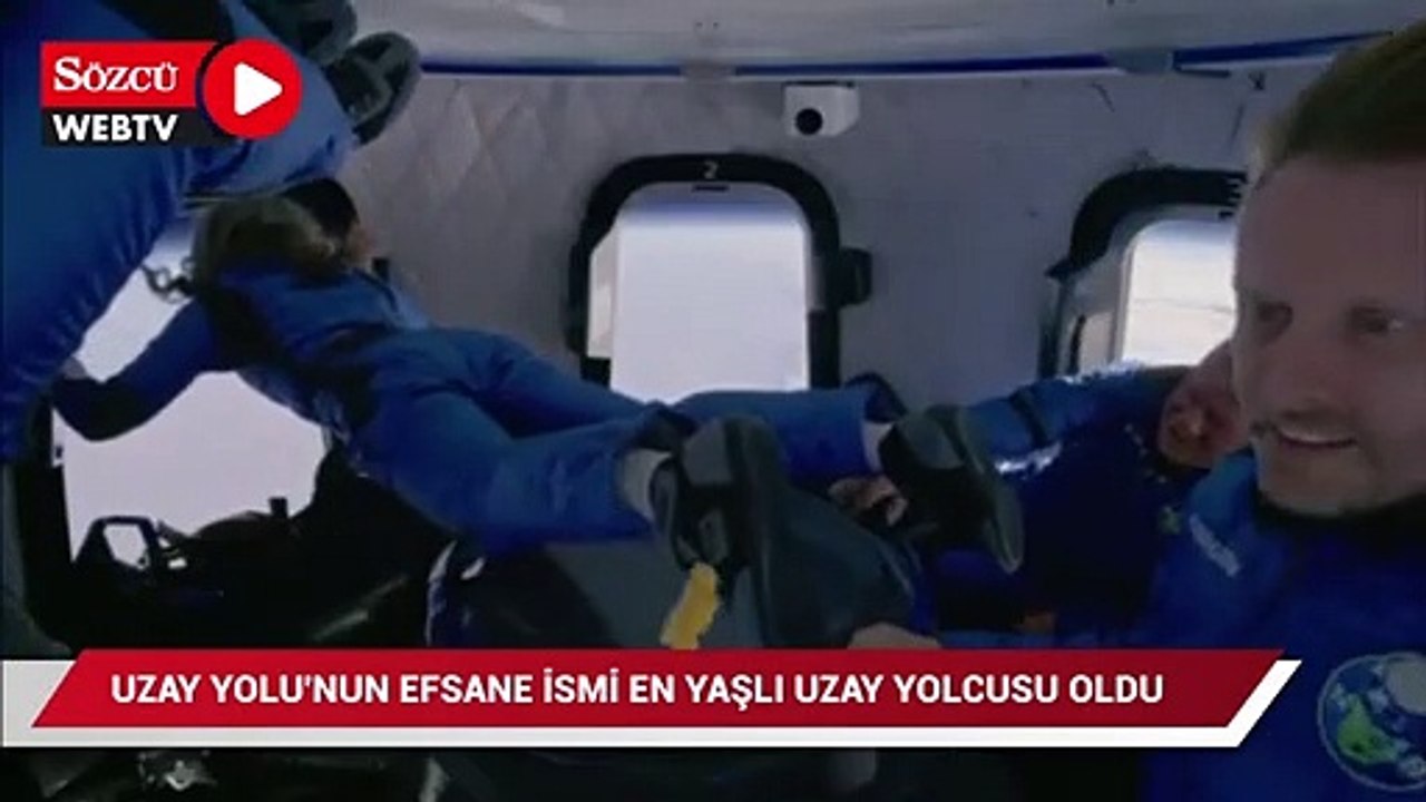 Uzay Yolu’nun efsane ismi en yaşlı uzay yolcusu oldu