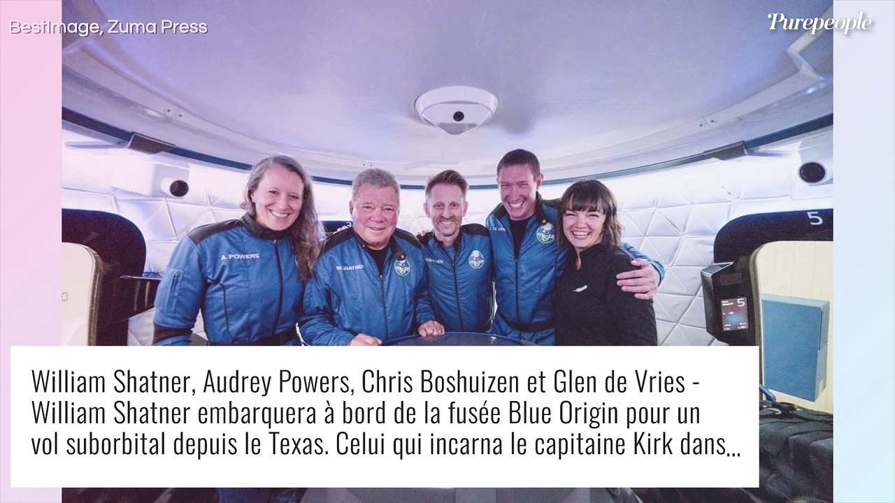 William Shatner dans l'espace à 90 ans : une vidéo dévoilée, le Capitaine Kirk très ému