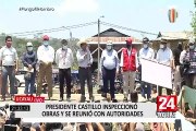 Presidente Pedro Castillo inspeccionó con autoridades locales de Ucayali avances en obras