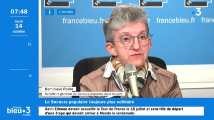 Dominique Roche, secrétaire générale du Secours populaire  de la Loire