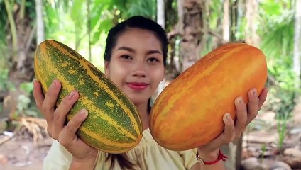 Yummy cooking Melon cold dessert recipe