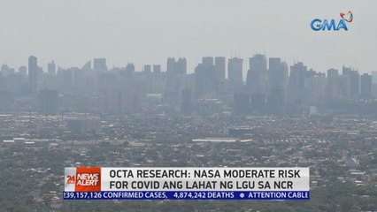 OCTA Research: Nasa moderate risk for COVID ang lahat ng LGU sa NCR | 24 Oras News Alert