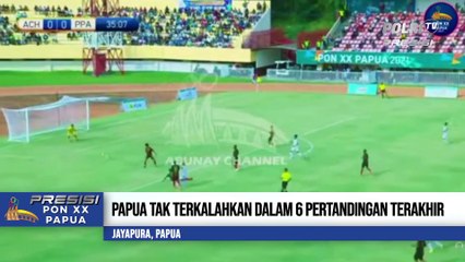 Final Sepak Bola Pertemukan Papua VS Aceh