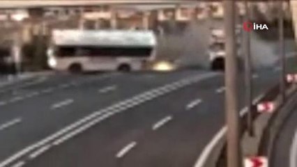 Azerbaycan'da 5 kişinin öldüğü kazanın görüntüsü ortaya çıktı