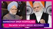 Manmohan Singh Hospitalised: Health Minister Mansukh Mandaviya Visits The Former Prime Minister, PM Modi Prays For His Speedy Recovery