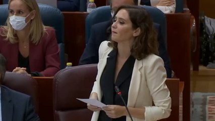 Ayuso, denunciada por 'AvalMadrid' : "Vengo de una familia a la que nadie ha regalado nada"