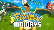 I Spent 100 Days in Minecraft Pixelmon... Here's What Happened - Pokémon in Minecraft