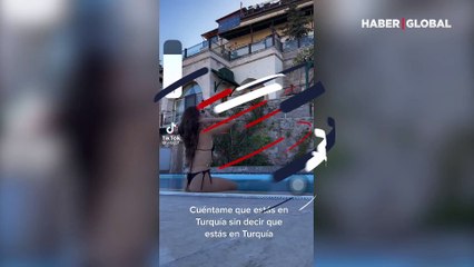 Kadın turist havuz başında kendisini çeken adamı paylaştı