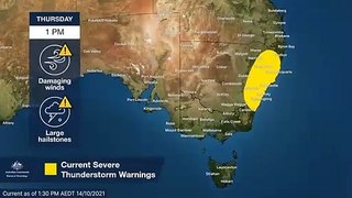Severe Weather Update_ severe thunderstorms and flooding for eastern Australia 14 Oct 2021