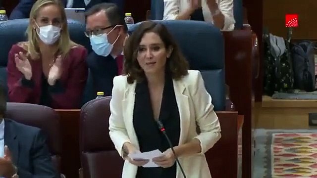 Isabel Díaz Ayuso: Hemos pasado del 'España nos roba' del independentismo a robar a Madrid