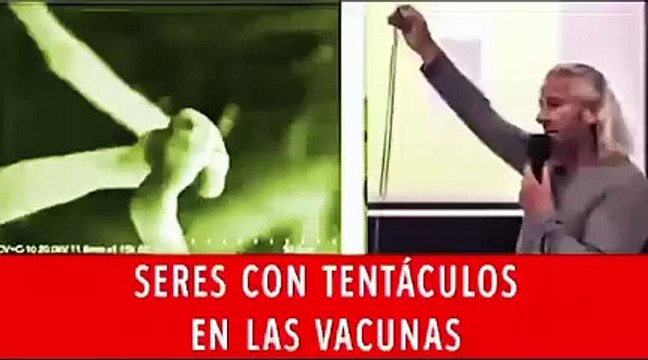 Científico polaco explicando lo que había encontrado en la vacuna de Pfizer