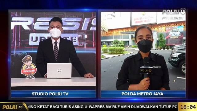 Live Report 32 Orang Terkait Pinjaman Onlin Ilegal Dibawa ke Polda Metro Jaya