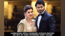 Sambhavna Seth & Husband Avinash Dwivedi On Sets Of Their Upcoming Song 'Chand'