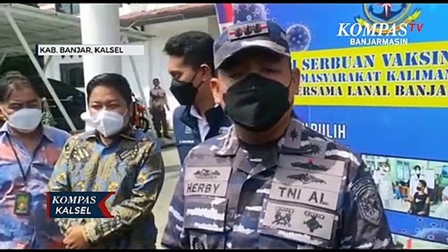Vaksinasi Covid-19 di Gedung DPRD Banjar, Lanal Banjarmasin Alokasikan 1000 Dosis Vaksin