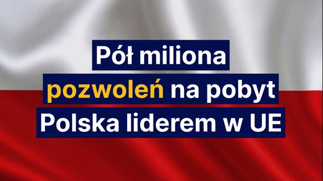 Pół miliona pozwoleń na pobyt w Polsce. Polska liderem w UE