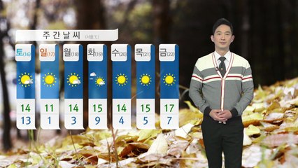 [날씨] 내일 흐리고 서늘...영동·충청 이남 비 / YTN