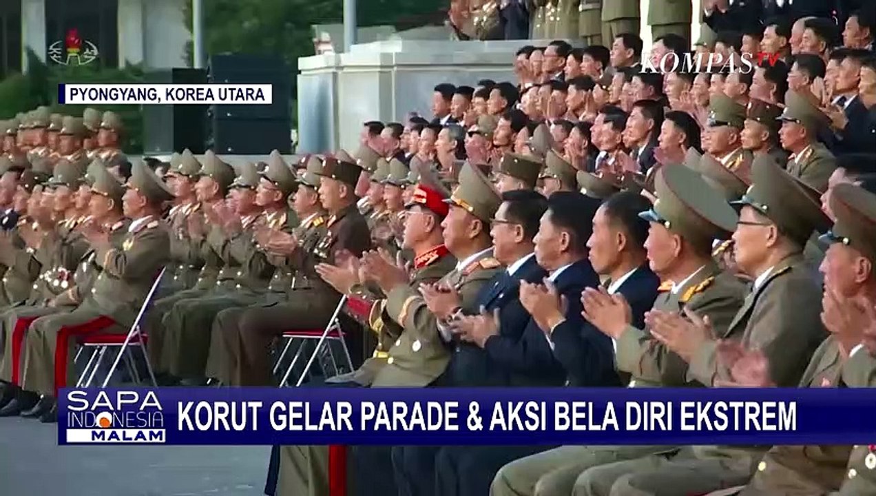Ini Aksi Parade Militer dan Bela Diri Korea Utara Sampai Curi Perhatian Kim Jong Un