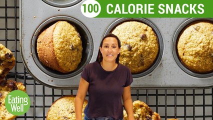 100-Calorie Flourless Blender Zucchini Muffins | Prep School | Eating Well