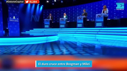 El duro cruce entre Bregman y Milei