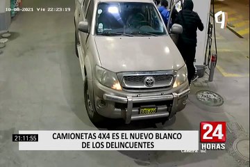 Camionetas 4 x 4 se convierten en el nuevo blanco de la delincuencia