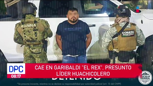 Cae El Rex presunto líder huachicolero en Garibaldi