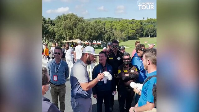 Elogio mundial a este gesto de Rahm en uno de los peores días de su carrera