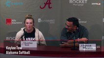 Kaylee Tow, Ally Shipman Discussion Decisions to be part of Team 26 for Alabama Softball