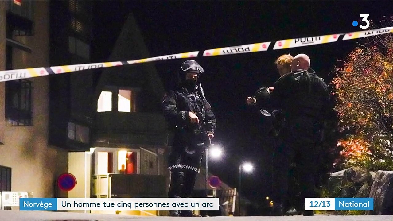 Norvège : un homme vise des passants avec un arc et des flèches, cinq personnes sont mortes