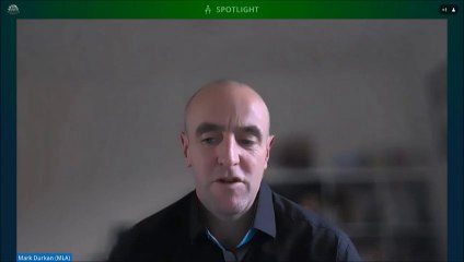 Tourism minister Gordon Lyons tells Mark H. Durkan support scheme for coach industry not within his remit