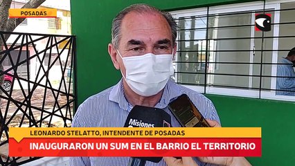 Inauguraron un SUM en el barrio El Territorio