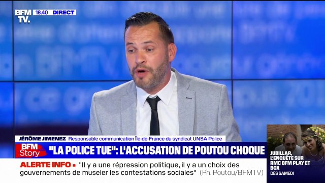 Jérôme Jimenez (UNSA Police) à Philippe Poutou: Vous crachez sur toute l'institution policière (...) c'est une honte