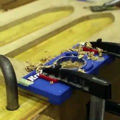 overkill table with gothic arches and RGB lights for CNC  Ideas Will Make You Want One of Your Own