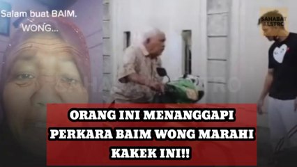 BEREDAR VIDIO SEORANG WANITA MEMBERI TANGGAPAN TERHADAP BAIM WONG