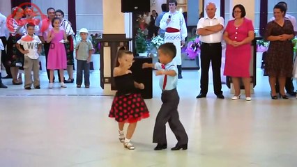 Cute Little Kids Dance At The Wedding
