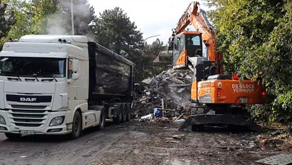 Inondations : l'évacuation des déchets sur l'A601 a démarré