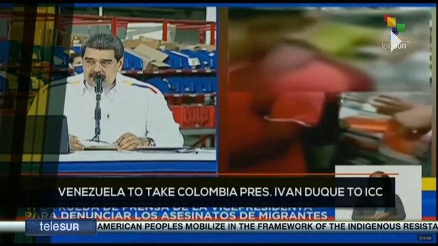 FTS 12:30 14-10: Venezuela to take Colombia pres. Ivan Duque to ICC