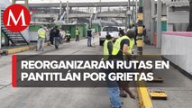 Por grietas en sótano, Semovi anuncia cierre parcial en Cetram Pantitlán de CdMx