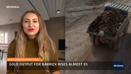 Miner Barrick Output Rises