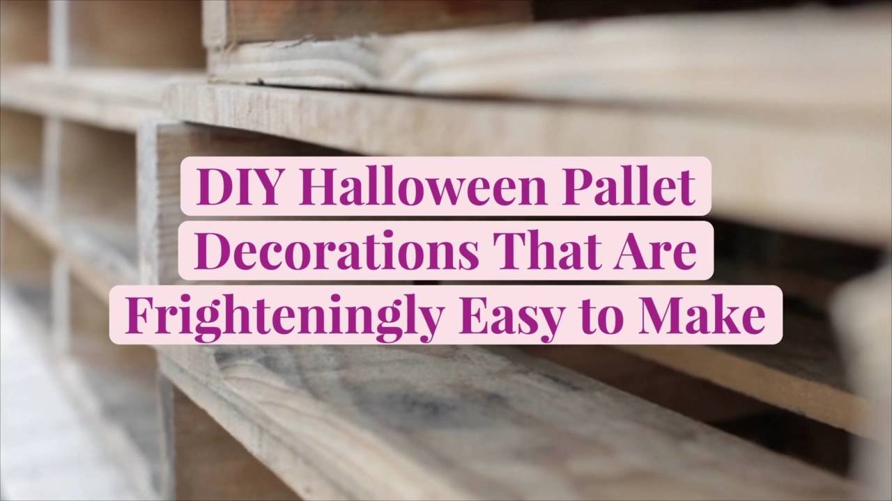 DIY Halloween Pallet Decorations That Are Frighteningly Easy to Make