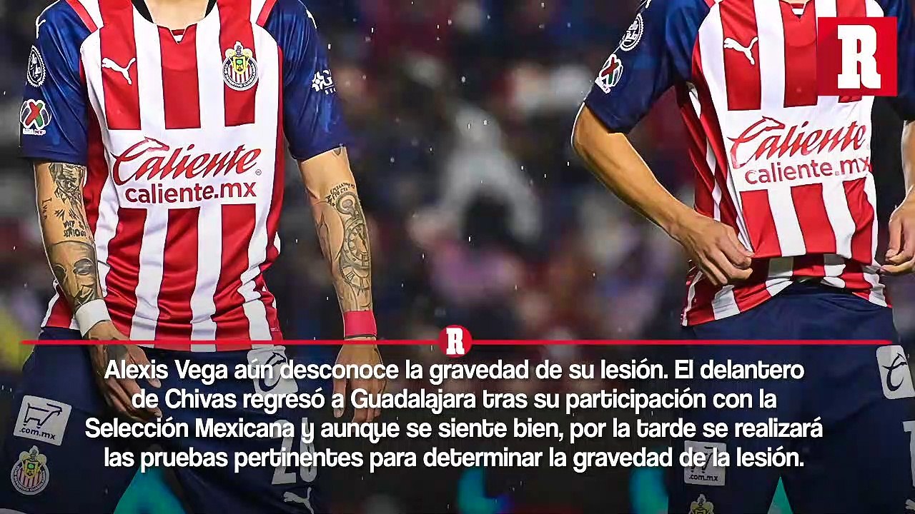Alexis Vega se someterá a estudios para conocer gravedad de su lesión