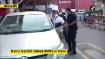 Rahul Gandhi visits AIIMS to meet former PM Manmohan Singh