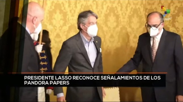 teleSUR Noticias 14-10 17:30: Guillermo Lasso reconoce señalamientos de los Pandora Papers