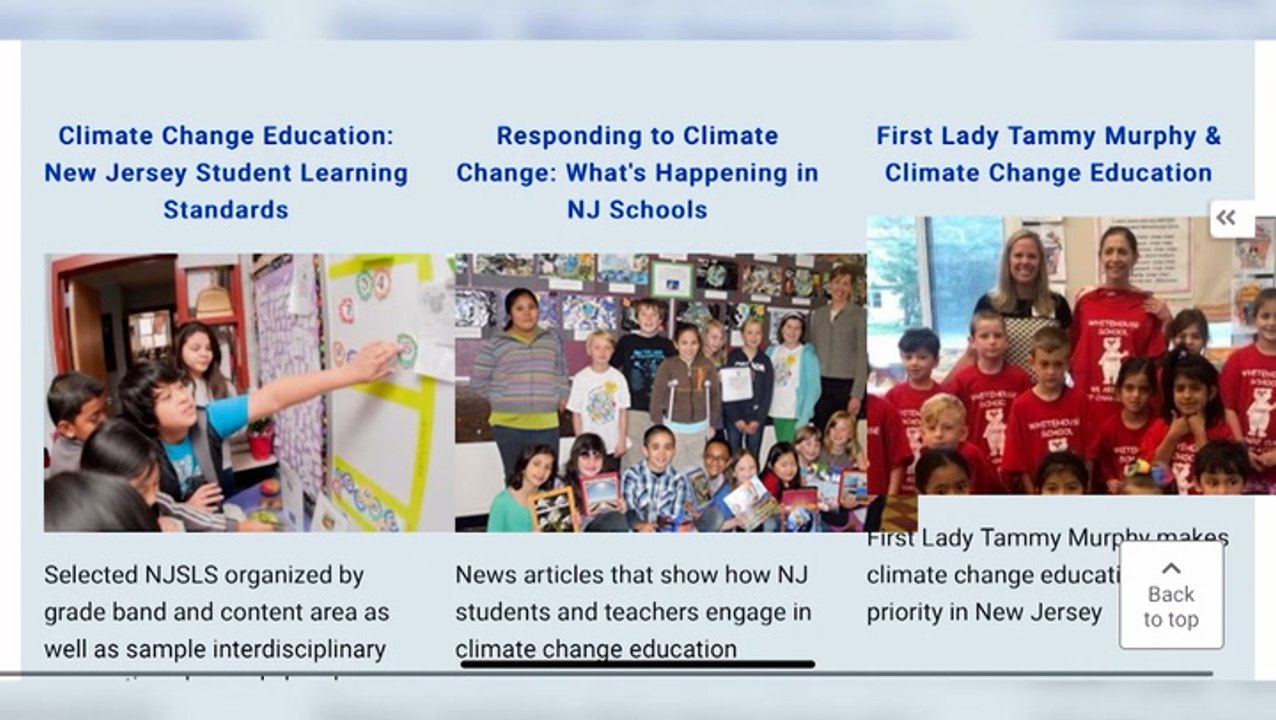New Jersey launches website to help teachers implement climate change curriculum