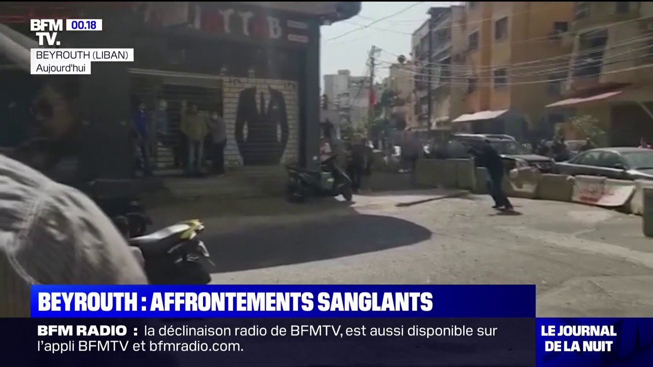 Liban: des affrontements sanglants à Beyrouth font 6 morts et des dizaines de blessés
