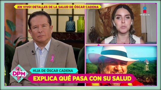 Óscar Cadena permanece en terapia intensiva, asegura su hija